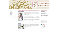 Desktop Screenshot of malermeisterin-meier.de