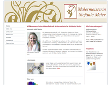 Tablet Screenshot of malermeisterin-meier.de